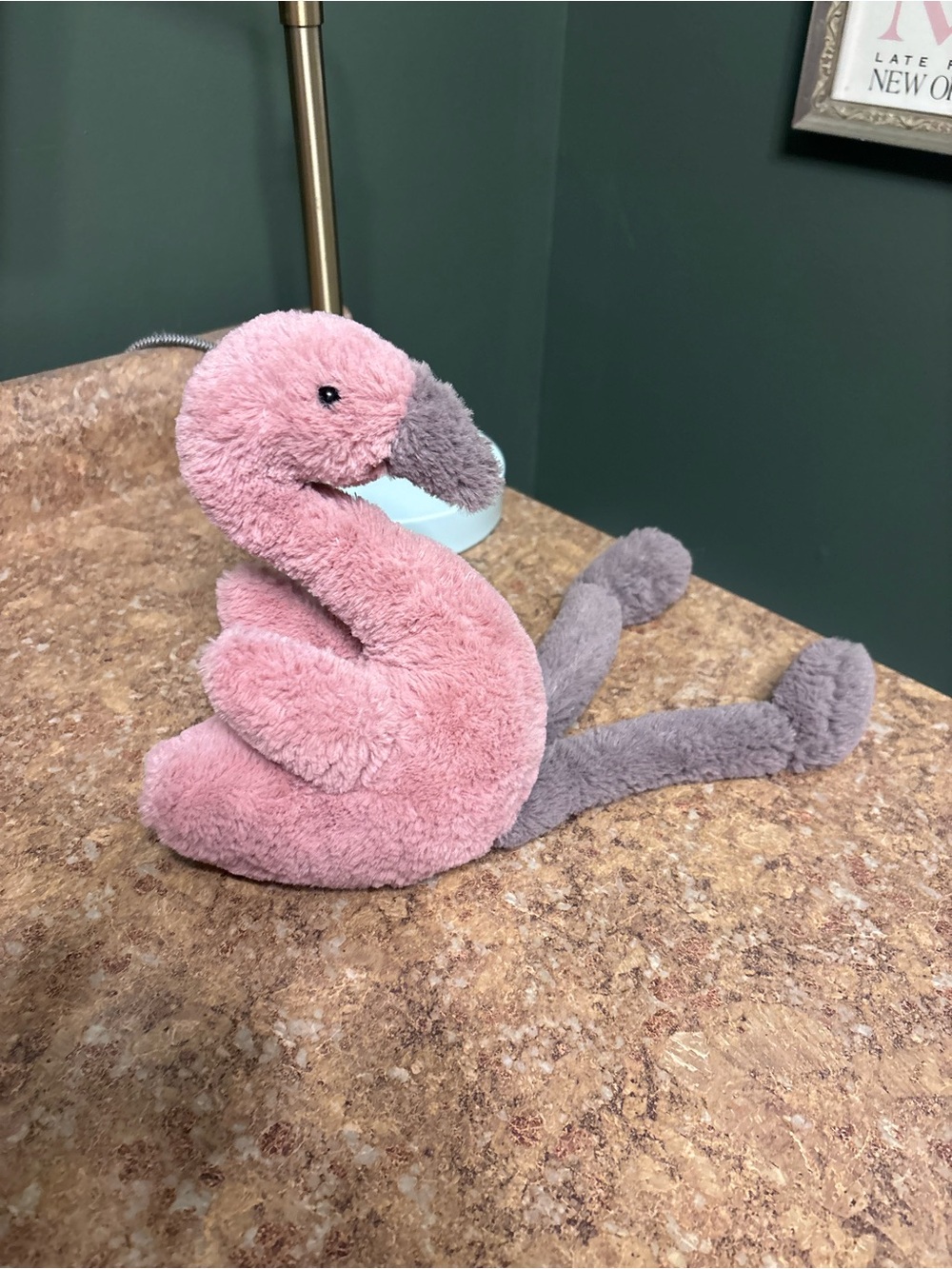 Jellycat London Slackjack Flamingo Plush Pink Bird Stuffed Retired Rare